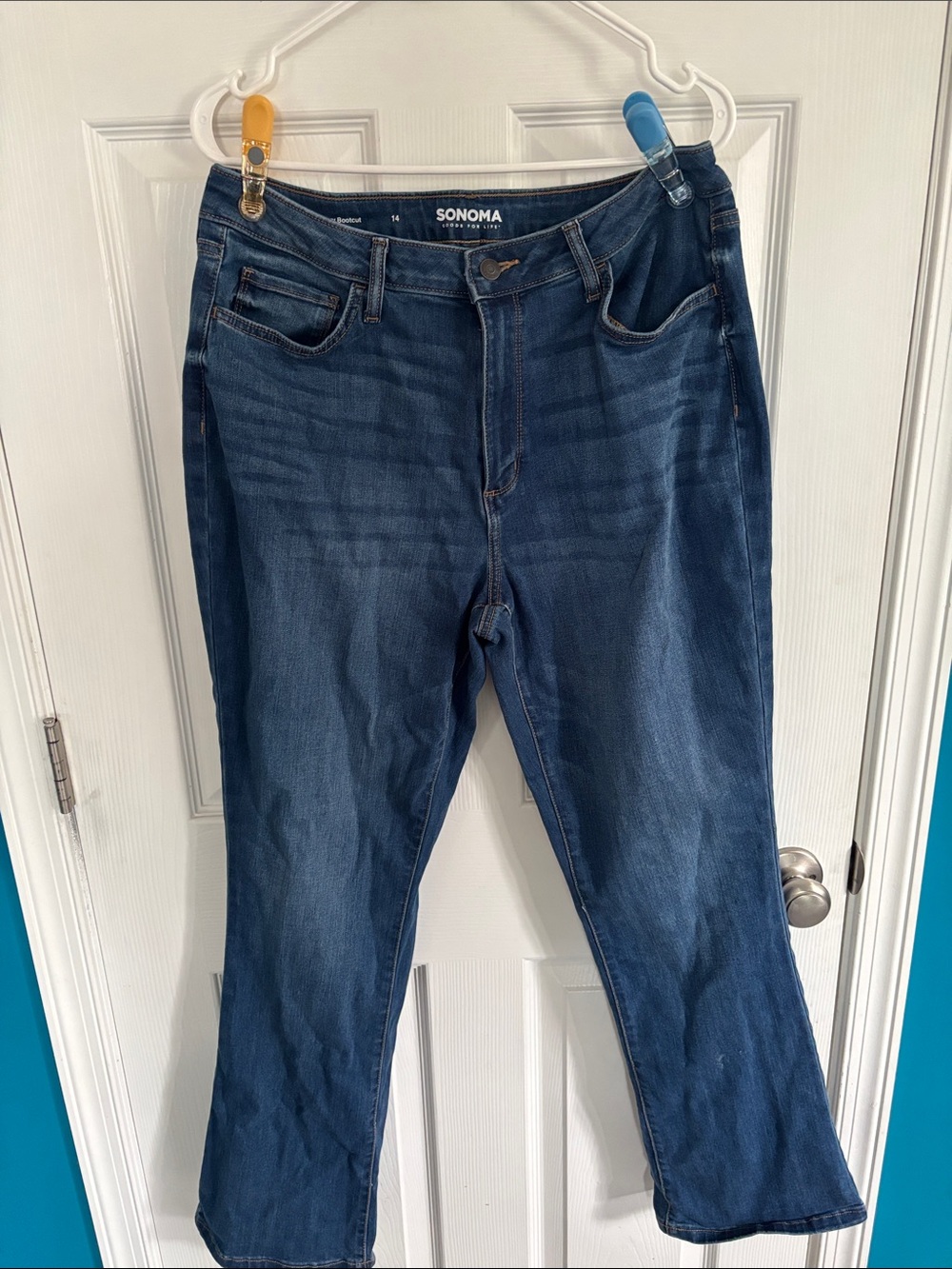 SONOMA Women's Dark Blue Straight Jeans